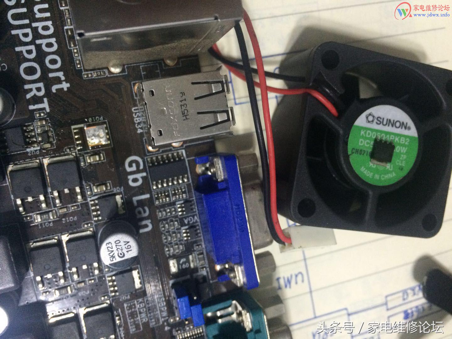 华硕m5a78l-mlx3plus如何换cpu,使用示波器维修电脑主板