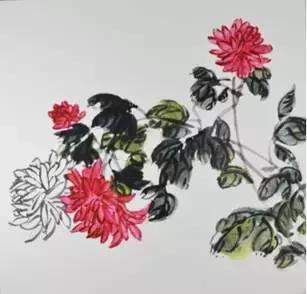 张世简菊花画法视频,菊花画法张正海