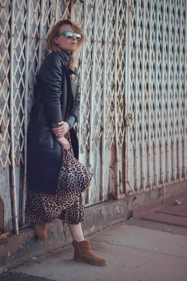 周冬雨雪地靴怎么搭配裤子,谁说雪地靴不好搭配