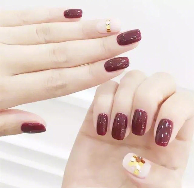 超好看的少女系美甲,适合直女的美甲