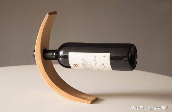 创意吧台悬挂式红酒架,创意家饰魔术般的红酒架