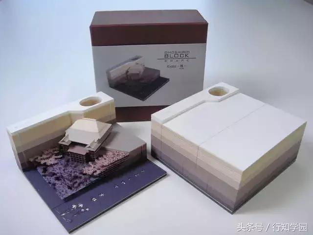 岛国新一创意文具!便条纸里藏着一个清水寺?
