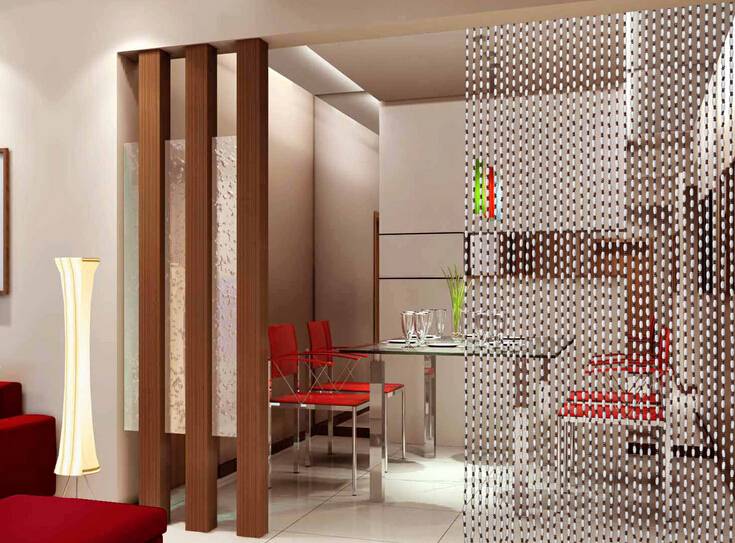 餐厅30公分屏风隔断现代简约,2021厨房餐厅隔断柜效果图大全