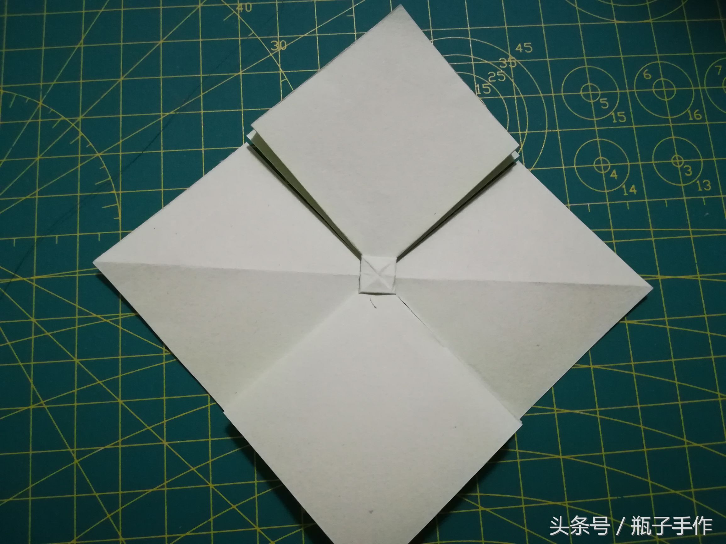 手工diy折纸ins蝴蝶结,手工折纸蝴蝶结详细慢教程