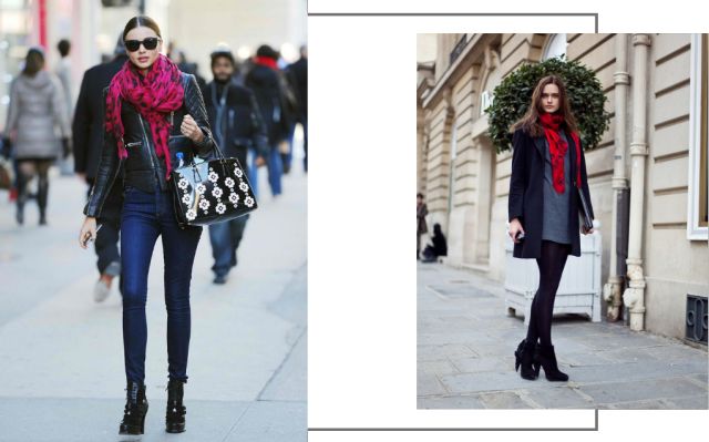 大牌围巾经典款,大牌围巾戴法简单好看