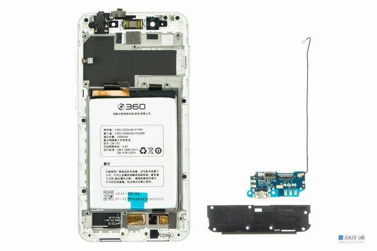 拆解360拇指相机,360f4手机