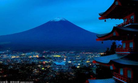 遥看日本福岛,遥看泰山主峰