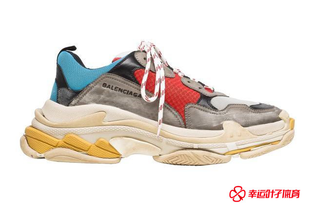 巴黎世家triples白球鞋,类似巴黎世家的复古球鞋