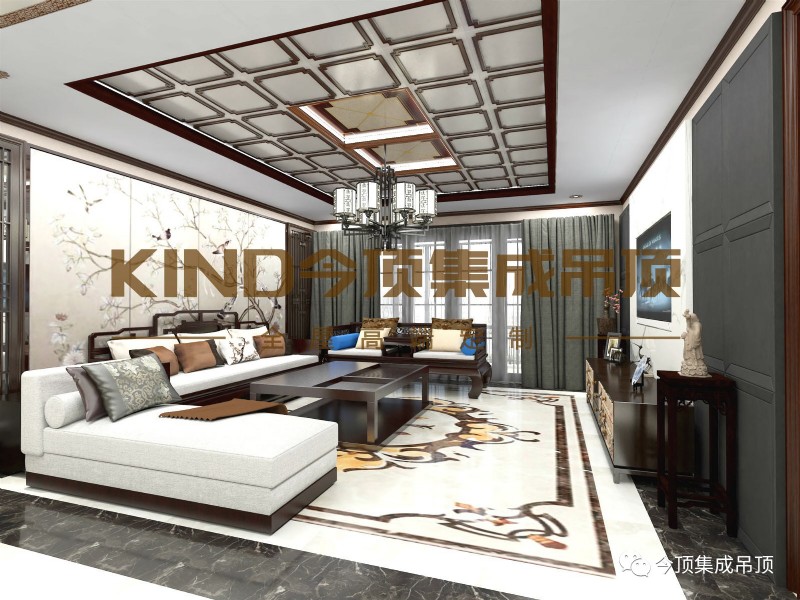 震撼！今顶超奢高端定制豪宅吊顶竣工！