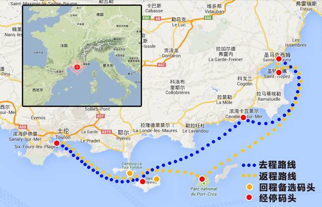 迷醉于南法蔚蓝海岸的帆船梦幻之旅
