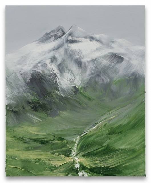 外国油画风景画作品欣赏,诗情画意的山水油画方形