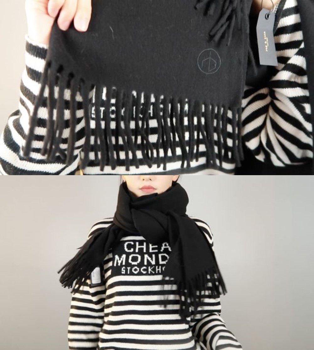 觉得高领毛衣勒脖子,高领毛衣围巾不舒服