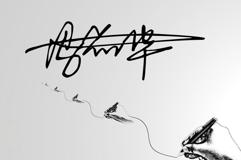 艺术签名不会写怎么办,艺术签名不认识字