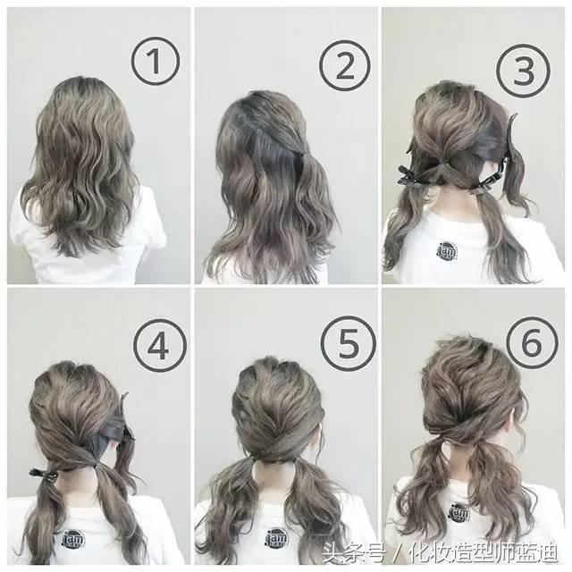 不烫不染怎么弄发型,不烫头发教程