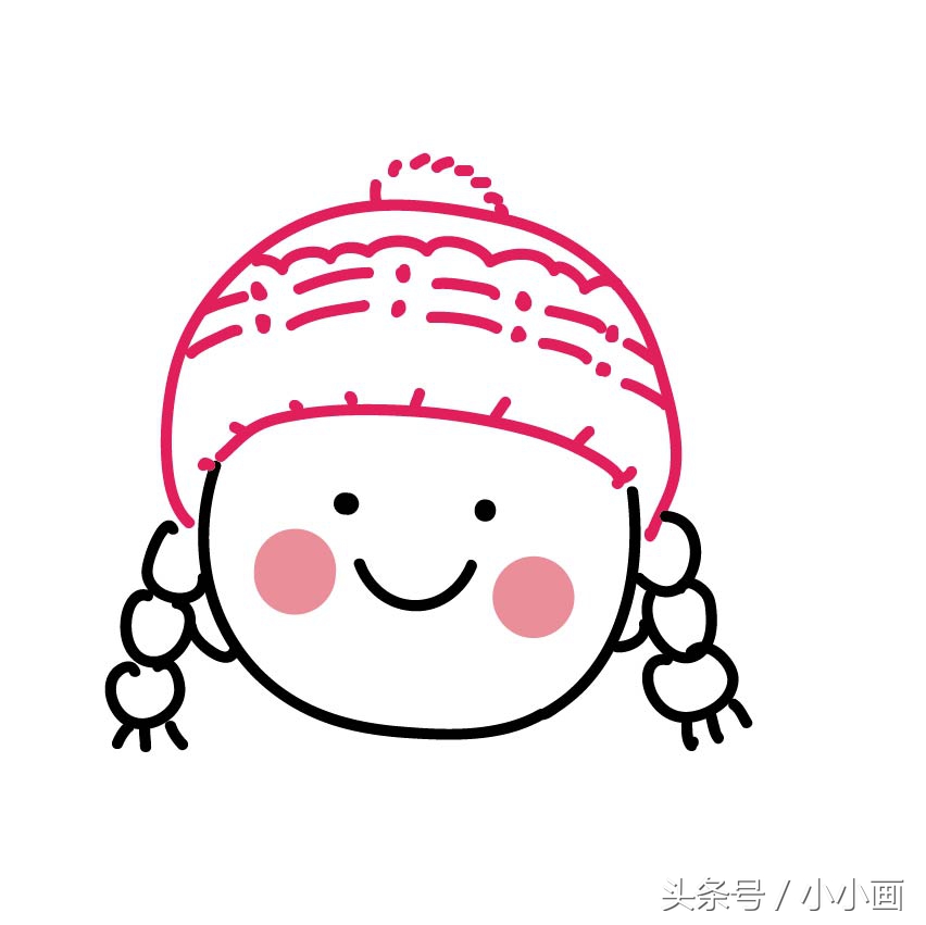 推荐各种帽子画法教程,儿童太阳帽子简单画法