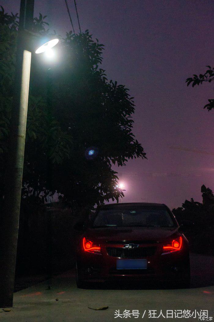 雪佛兰科鲁兹大灯改装小透镜led灯,17款雪佛兰科鲁兹改透镜大灯