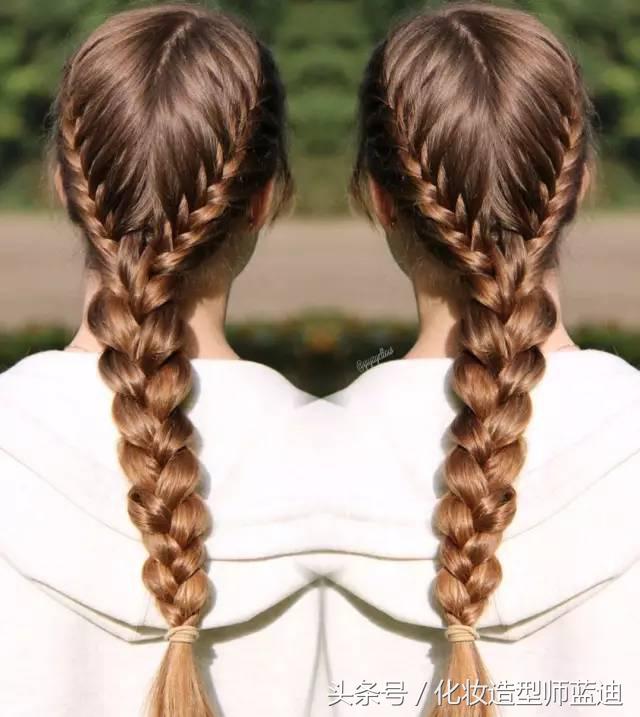 觉得直发好看,直发适合的编发