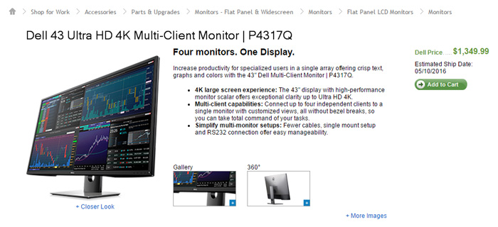 戴尔43寸p4317q维修,戴尔34寸显示器p3421w