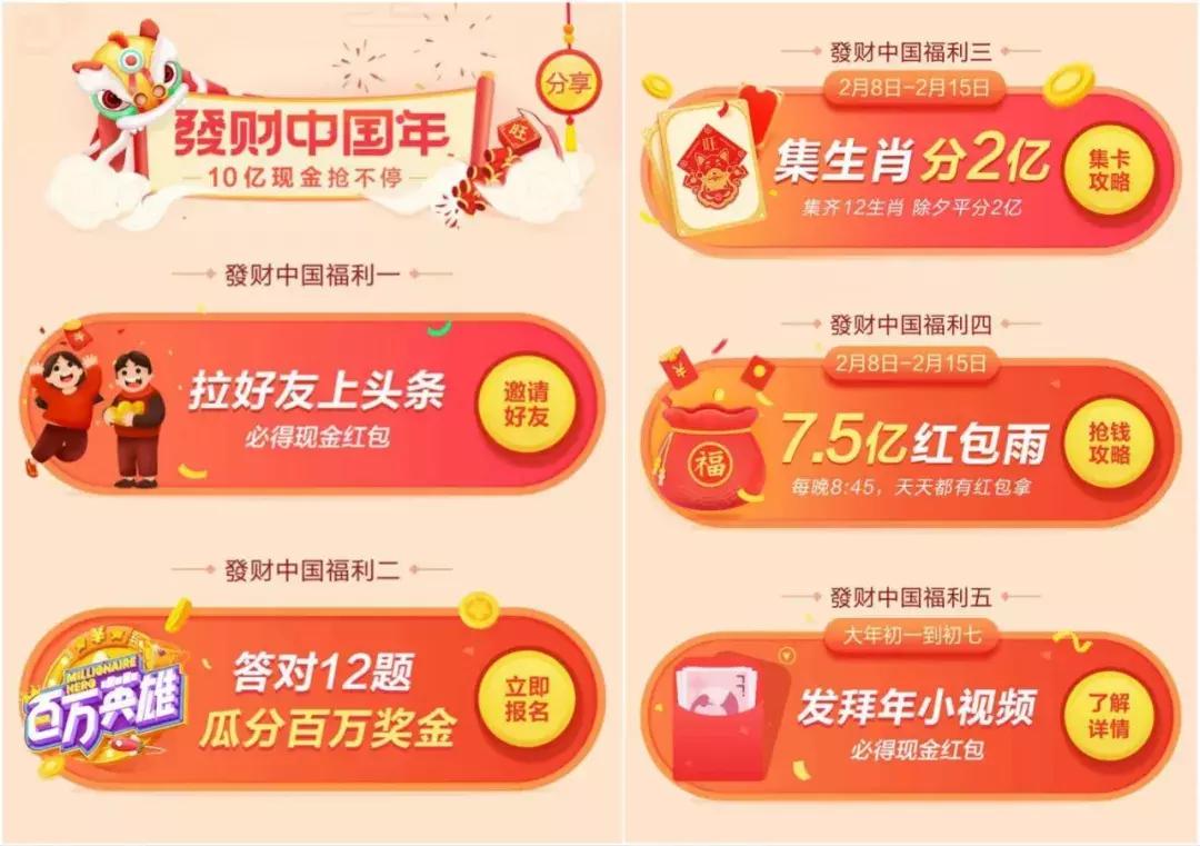 2018新年抢红包攻略！支付宝、淘宝、QQ、京东、头条等抢到手软
