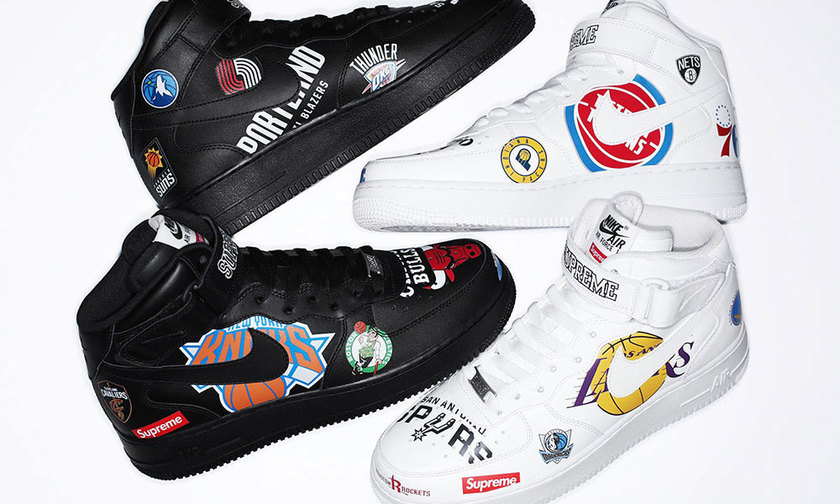 supreme耐克nba联名卫衣,supreme联名nikenba外套