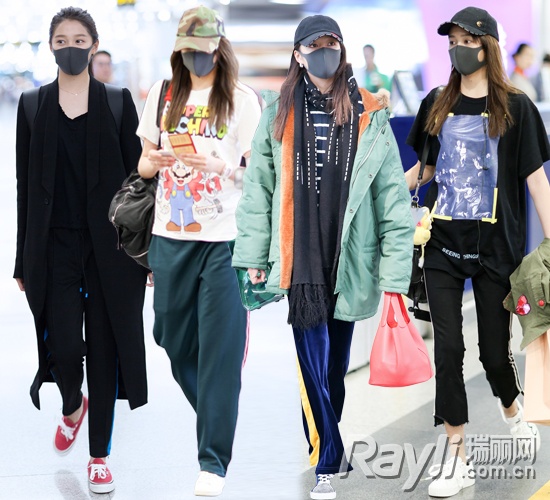 杨紫黑色阔腿牛仔裤,杨紫健身裤