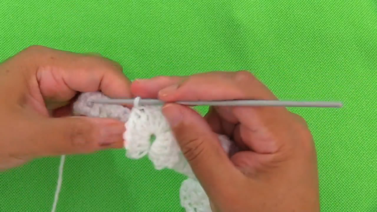 2020最火八股情人棉围巾钩织,水草花另一种交叉围巾钩织慢教程