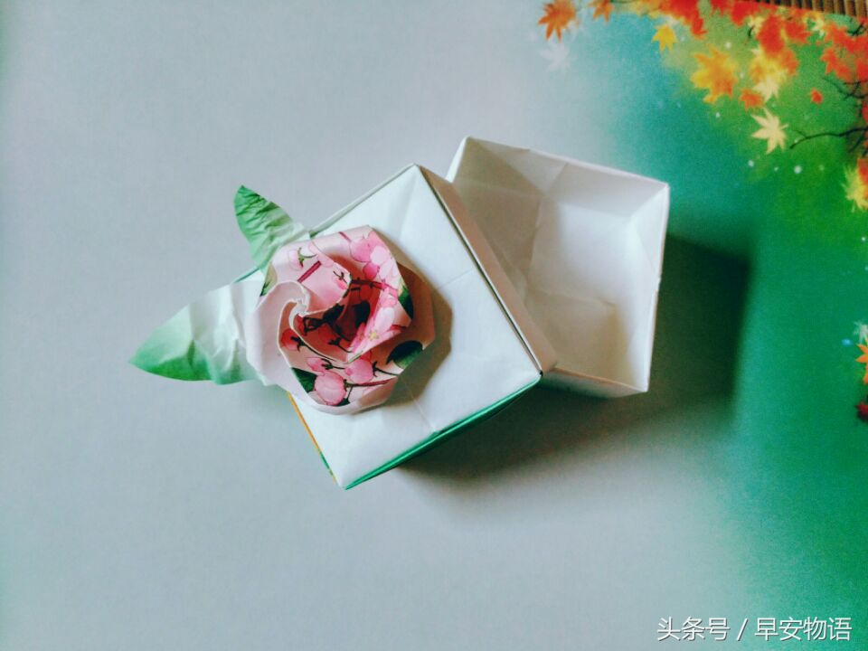 折纸折叠收纳盒教程,折纸千纸鹤收纳盒简单易学慢教程