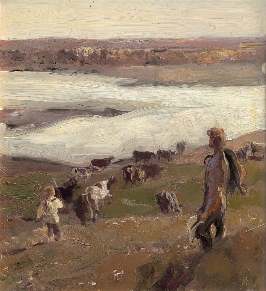 何多苓——连环画《带阁楼的房子》