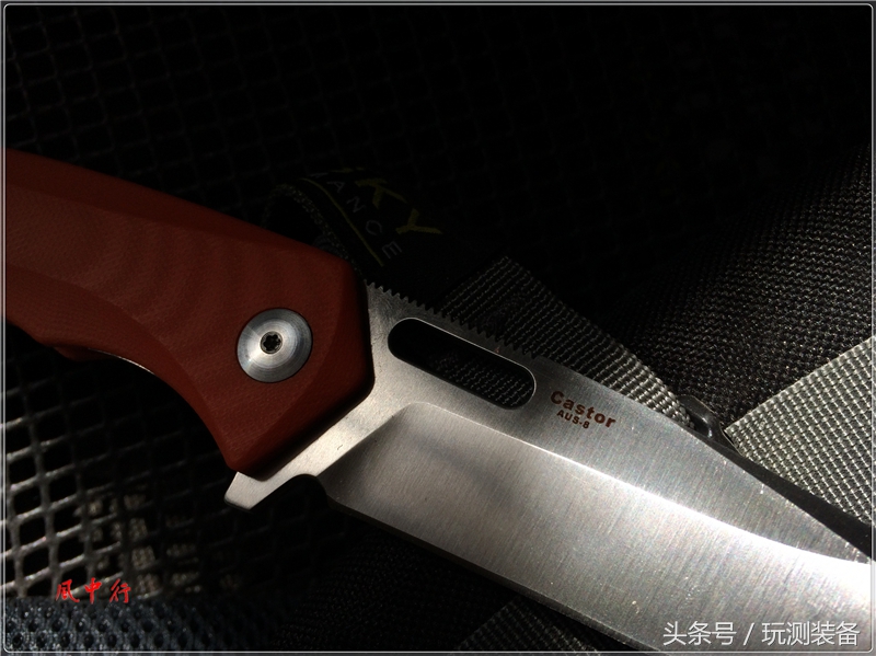 悍迪HARNDS双子星橙色柄户外*刀折**评测