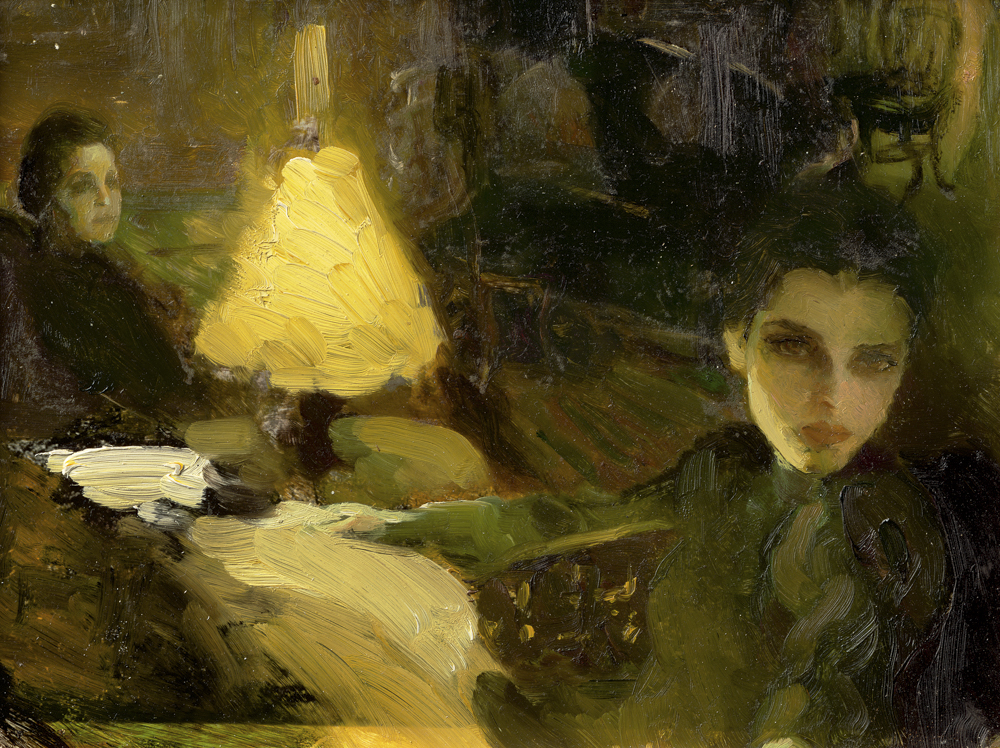 何多苓——连环画《带阁楼的房子》