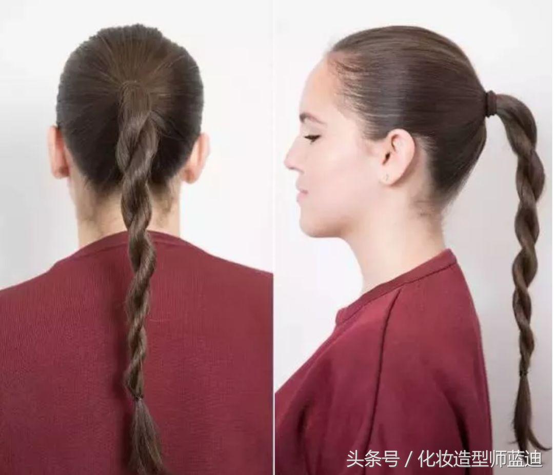 不伤头发且好看的简单编发教程,不想披头散发教你一招显年轻编发
