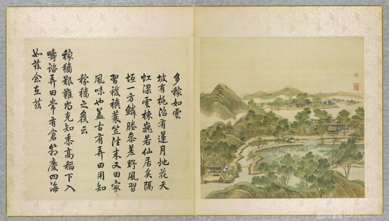 圆明园各个景点的复原图,图游华夏