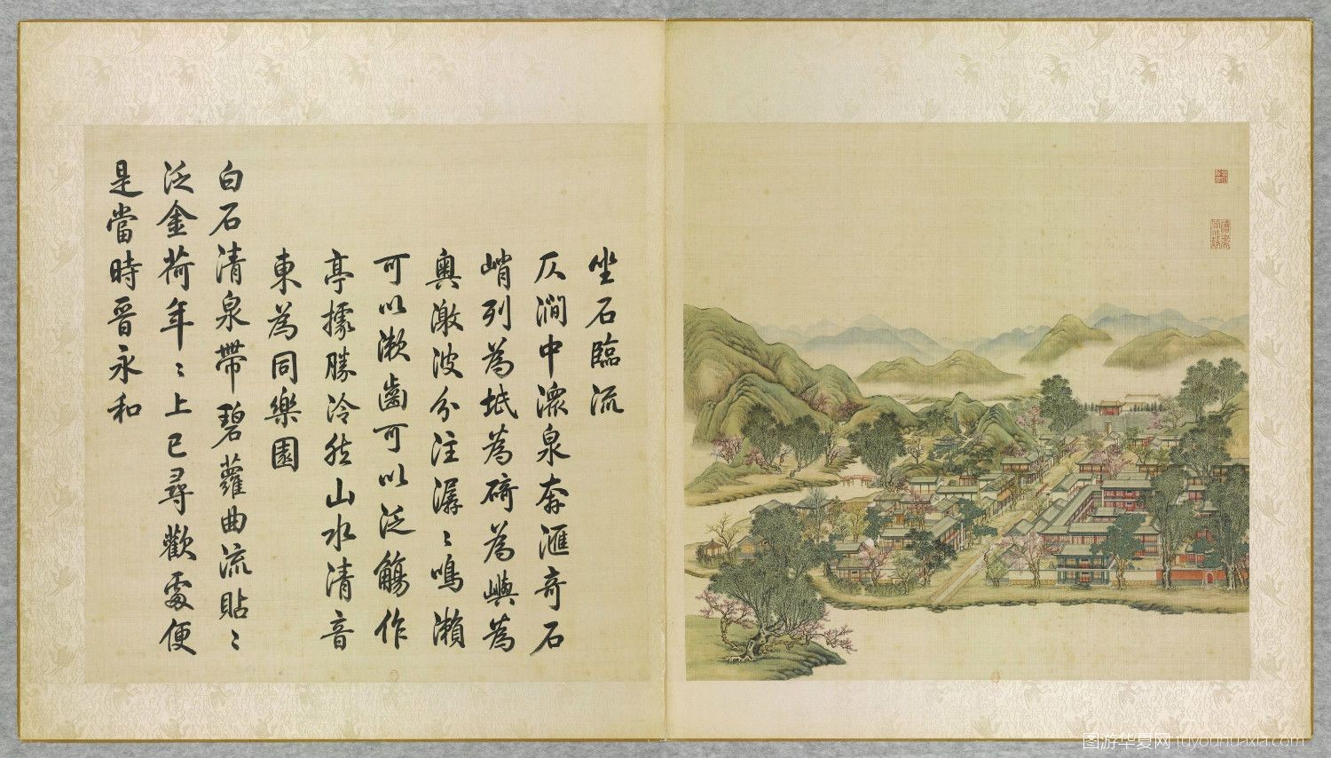 圆明园各个景点的复原图,图游华夏