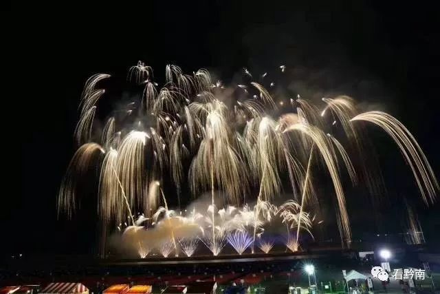 都匀梦幻西游焰火秀,都匀焰火节