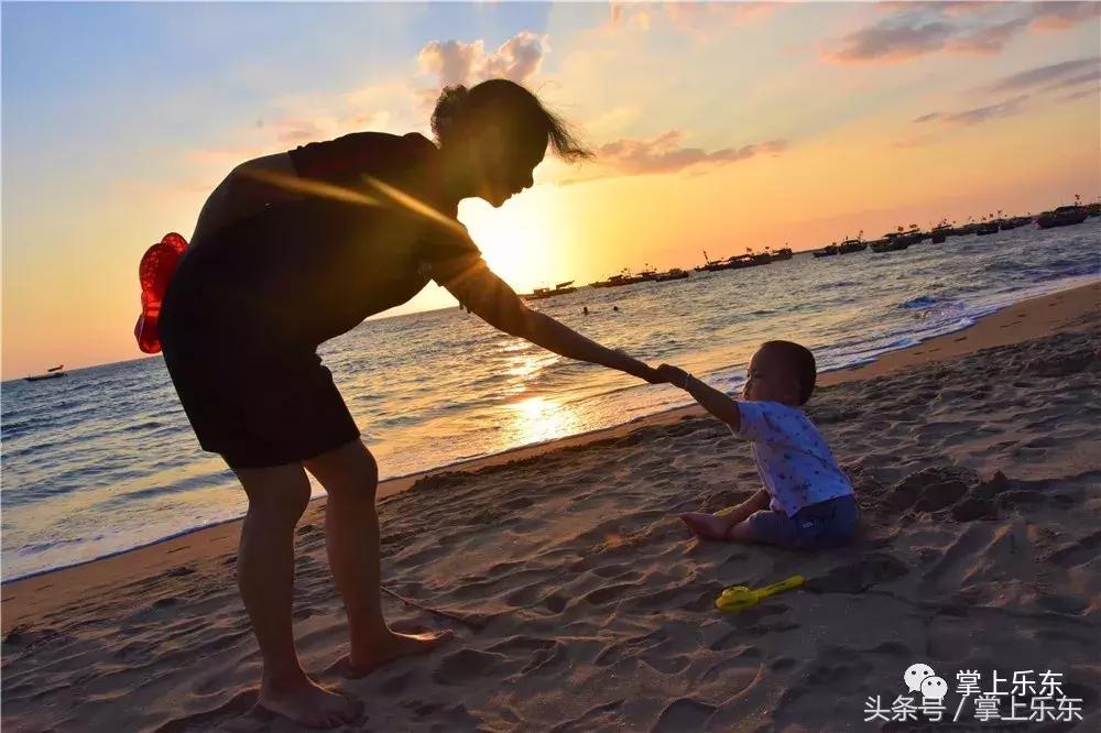 带上你的娃，来乐东县波波利海岸玩沙子吧！诠释什么是流连忘返