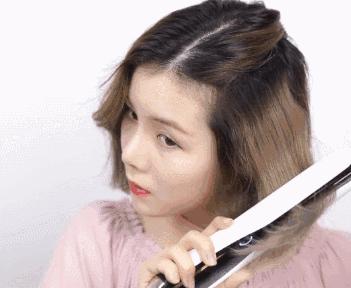 内扣外翻层次发型短发,女生短发泡面头适合什么发型