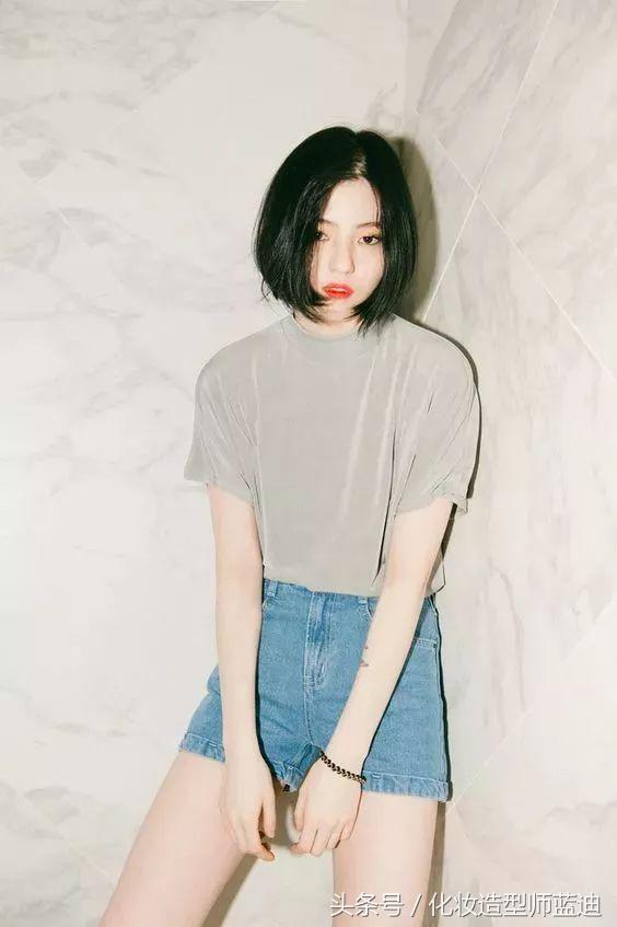 内扣外翻层次发型短发,女生短发泡面头适合什么发型