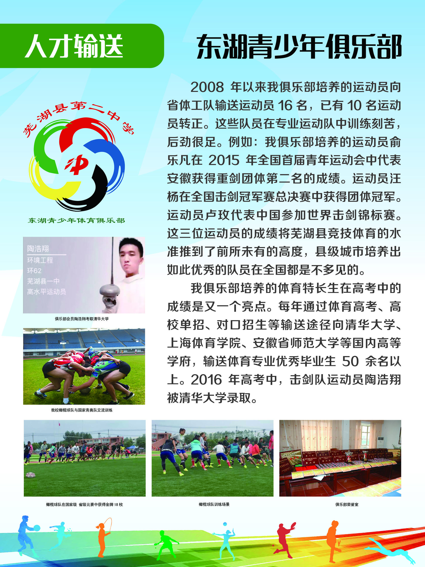 东湖青少年体育俱乐部,芜湖二中足球队