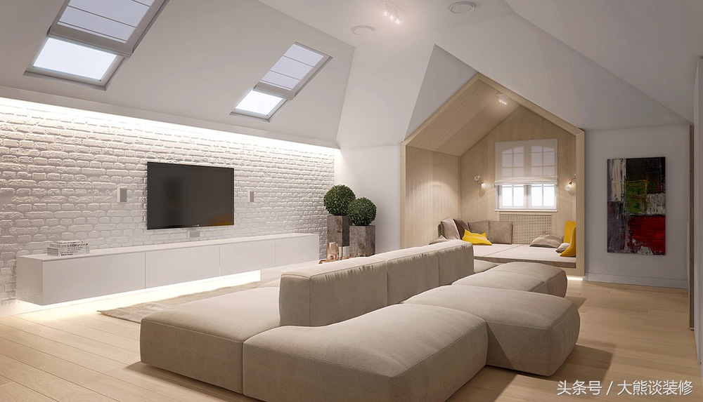 原木色木门搭配白色踢脚线,白色的墙木门颜色搭配效果图