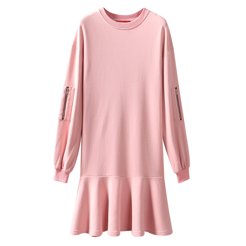 清新连衣裙英文,浪漫荷叶边美裙摇曳出万种风情