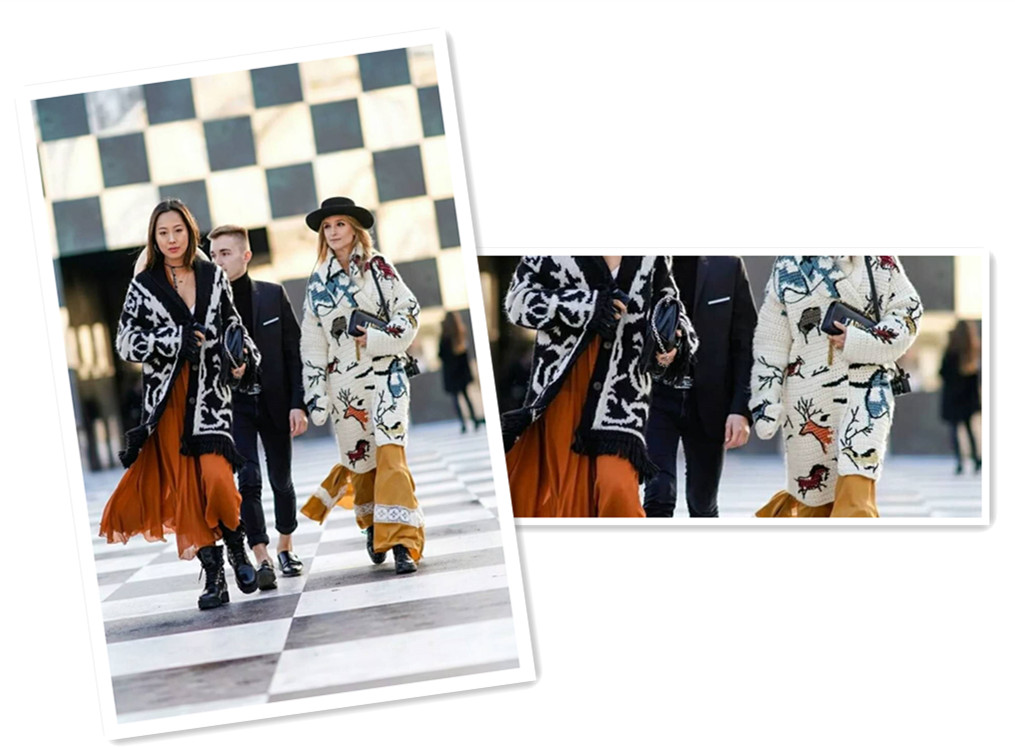 倪妮的针织开衫紫色 (倪妮同款开衫毛衣)