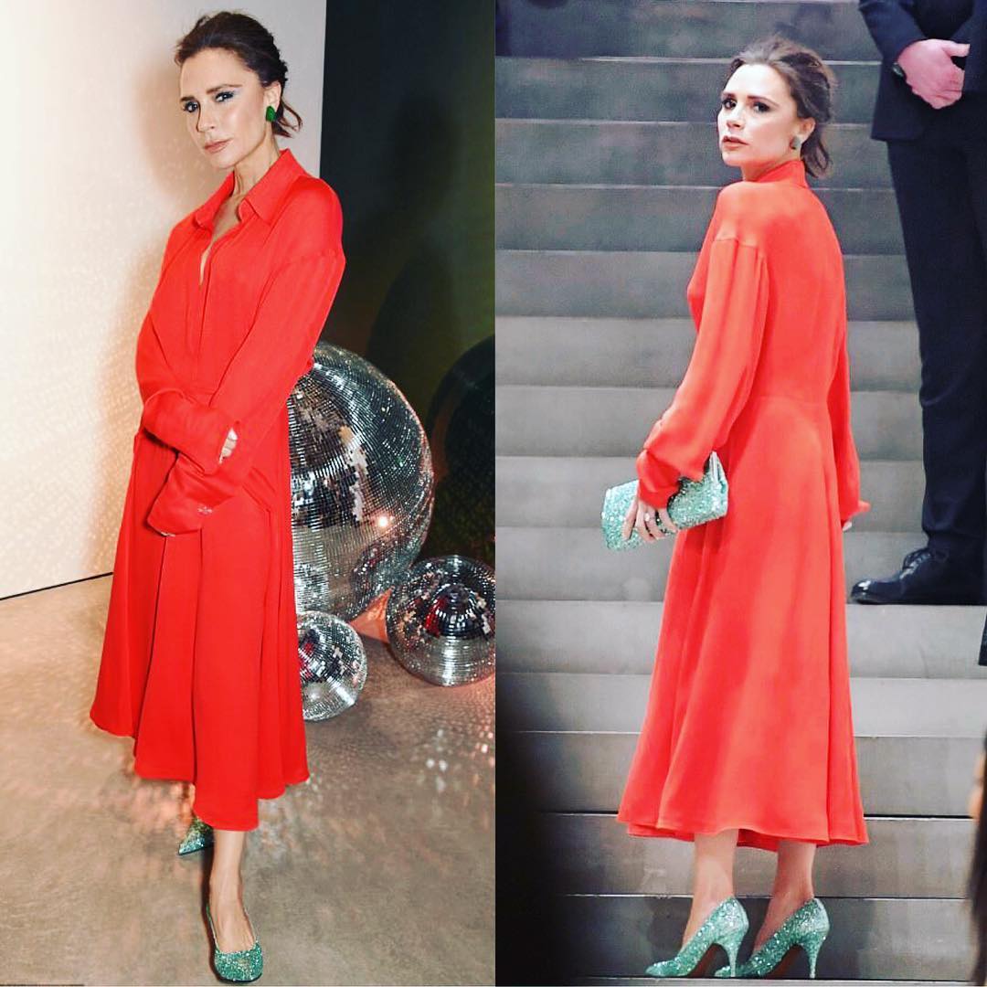 维多利亚穿高跟鞋抱小七,维多利亚有多爱穿高跟鞋