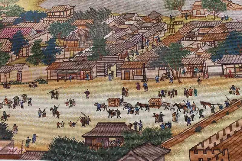 清明上河图十字绣在哪儿出售,十字绣的清明上河图
