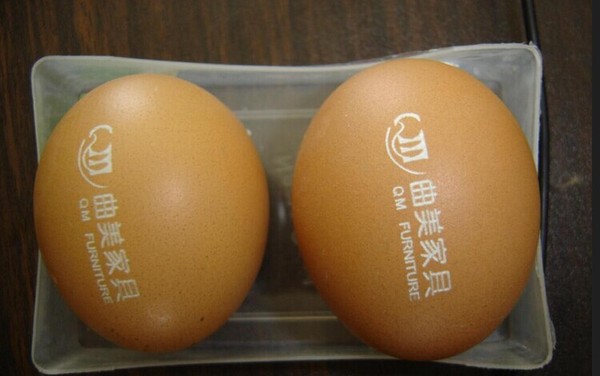 激光打标机鸡蛋,煮熟的鸡蛋竟然可以再变成生鸡蛋