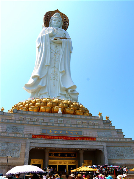 南山寺观音菩萨佛像高度,南山观音108米的寓意