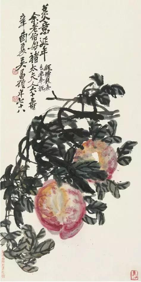 吴昌硕的作品哪个好,吴昌硕牡丹作品图片