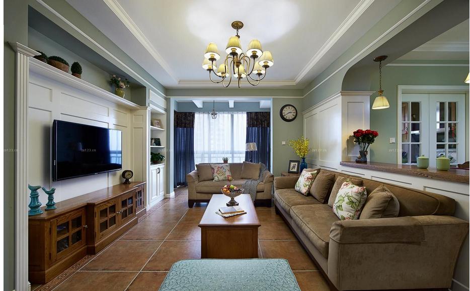 文化石电视背景墙适合什么风格,木饰面电视背景墙轻奢风格高级感