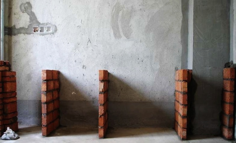 砖砌橱柜不做柜门怎么做才美观,砖砌橱柜如何免拉手