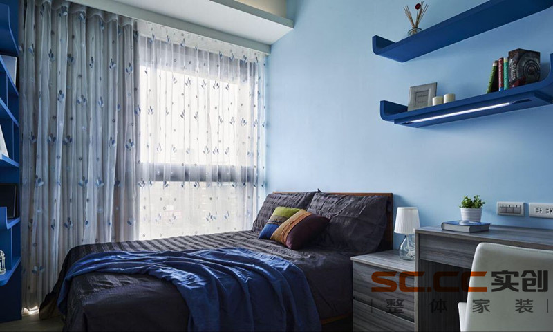 长江紫都二期142平的设计,实创装饰装修效果图