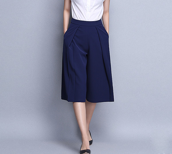 阔腿裤裙裤夏季搭配,时尚阔腿裤裙裤搭配